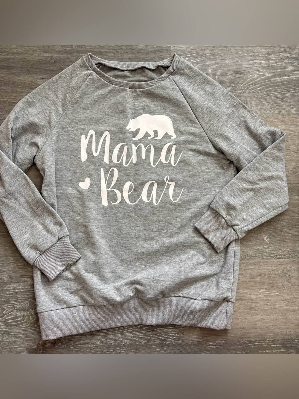 Women’s Mama Bear Gray Sweatshirt - Size Medium